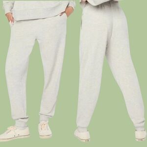 REVOLVE WeWoreWhat Size X‎ Small Slim Leg Jogger Heather Grey Fleece NWT